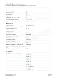 1695757 Datasheet Pagina 2