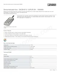 1695809 Datasheet Cover