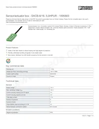 1695883 Datasheet Cover