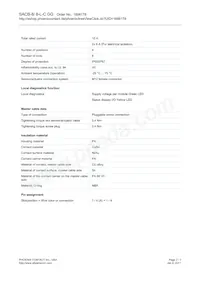 1698178 Datasheet Pagina 2