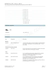 1698178 Datasheet Pagina 3