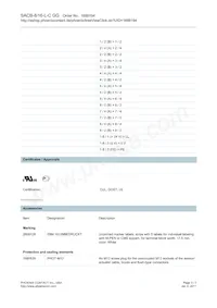 1698194 Datasheet Pagina 3