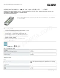 2701491 Datasheet Cover