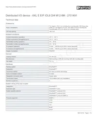 2701491 Datasheet Pagina 2