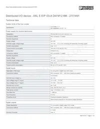 2701491 Datasheet Pagina 3