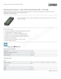 2701496 Datasheet Cover