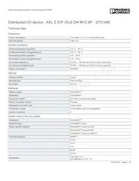 2701496 Datasheet Pagina 2