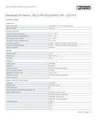 2701513 Datasheet Page 2