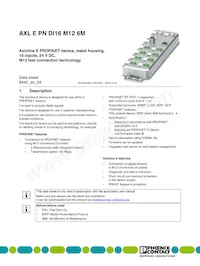 2701516 Datasheet Cover