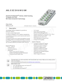 2701526 Datasheet Cover