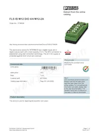 2736026 Datasheet Copertura