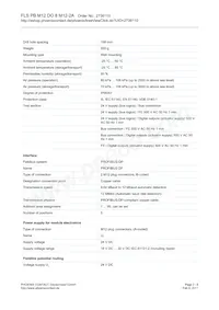 2736110 Datasheet Pagina 2