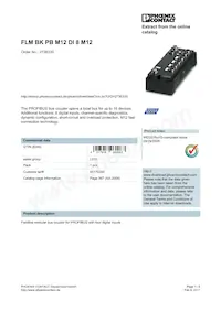 2736330 Datasheet Copertura