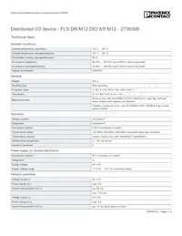 2736398 Datasheet Pagina 2