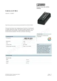 2736453 Datasheet Copertura