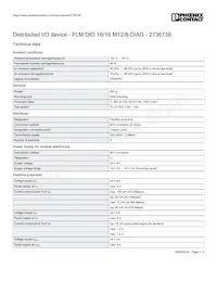 2736738 Datasheet Pagina 2