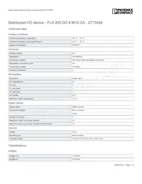 2773458 Datasheet Pagina 2