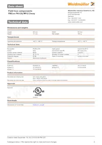 8564070000 Datasheet Pagina 2