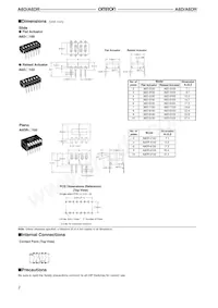 A6DR-8100-05 Datasheet Pagina 2
