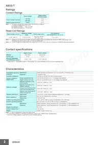 A8GS-T1185K Datasheet Page 2