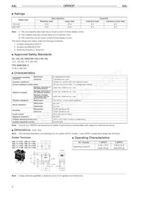 A8L-21-11N3 Datasheet Page 2