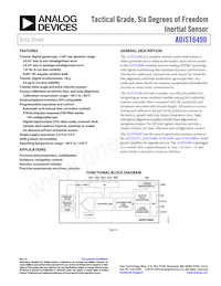 ADIS16490BMLZ Datasheet Cover