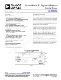 ADIS16497-1BMLZ Datasheet Cover