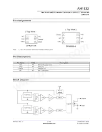 AH1822-FT4G-7-01 Datasheet Page 2
