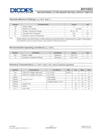 AH1883-FJG-7 Datasheet Pagina 3