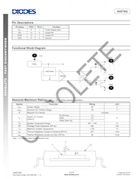 AH276Q-PG-B-C Datasheet Page 2