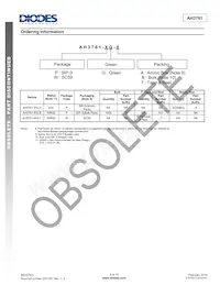 AH3761-WG-7 Datasheet Pagina 5