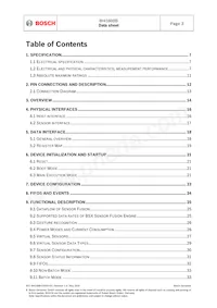 BHI160 Datasheet Page 3