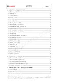 BHI160 Datasheet Page 4