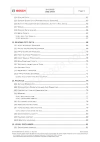 BHI160 Datasheet Page 5