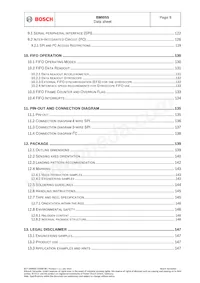 BMI055 Datasheet Pagina 9