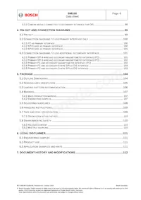 BMI160 Datasheet Pagina 6