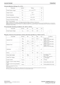 BU52078GWZ-E2 Datasheet Page 3