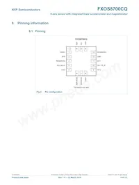 FXOS8700CQR1 Datasheet Page 4