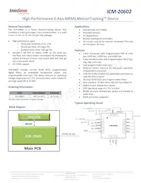 ICM-20602 Datasheet Cover