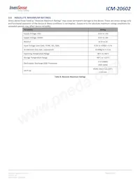 ICM-20602 Datasheet Pagina 16