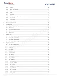 ICM-20649 Datasheet Page 3