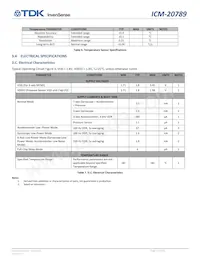 ICM-20789 Datasheet Page 12