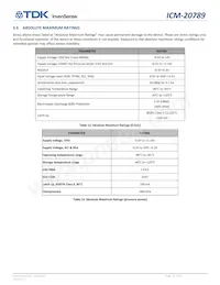 ICM-20789 Datasheet Page 16