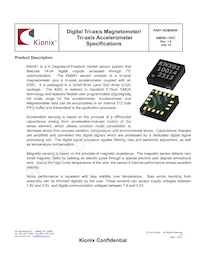 KMX61-1021-PR Datasheet Cover