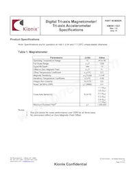 KMX61-1021-PR Datasheet Pagina 5