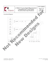 KMX62-1031-SR Datasheet Pagina 5