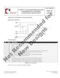 KMX62-1031-SR Datasheet Page 13