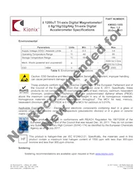 KMX63-1055 Datasheet Pagina 12