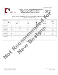 KMX63-1055 Datasheet Pagina 17