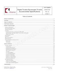 KXG03-1034-FR Datasheet Page 3